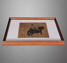 富民书画装裱配框服务案例